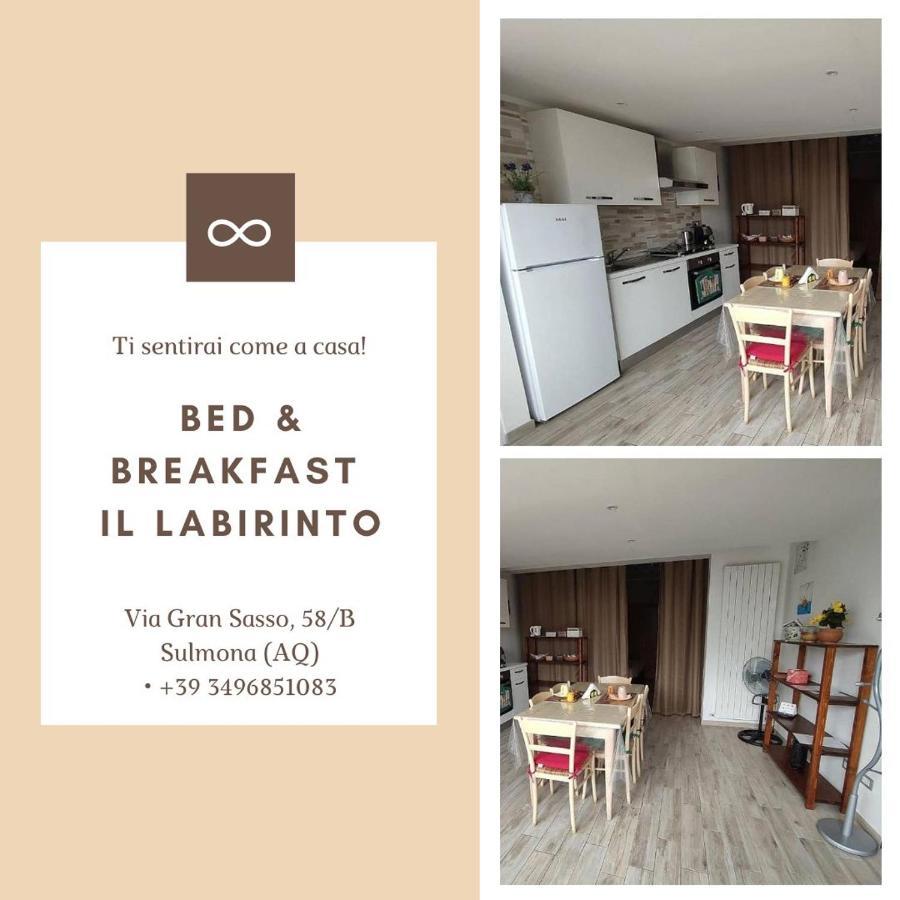Il Labirinto Bed and Breakfast Σουλμόνα Εξωτερικό φωτογραφία